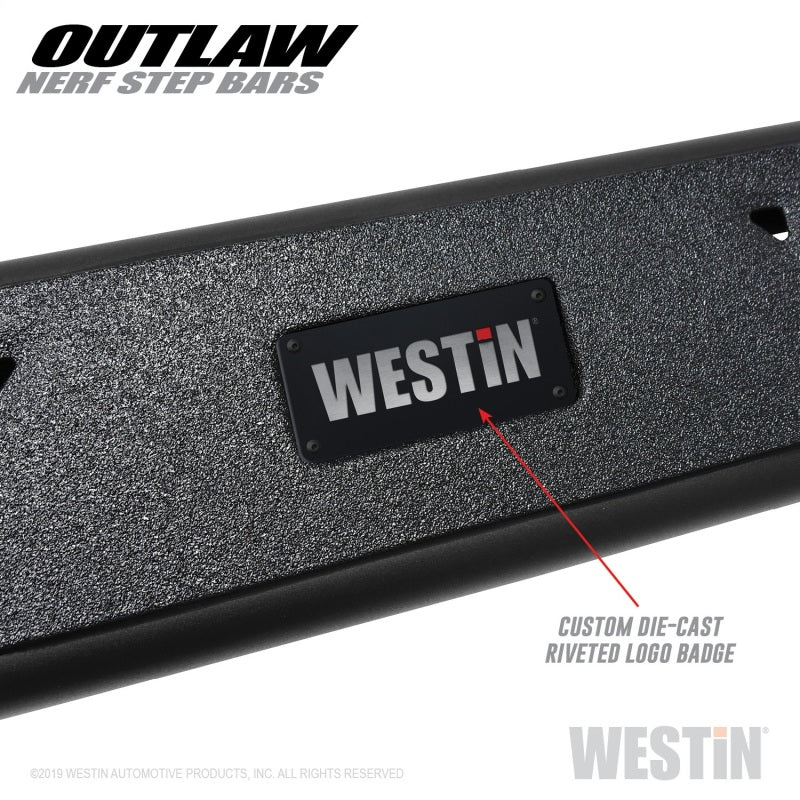 Westin 09-18 Dodge RAM 1500 Crew Cab Outlaw Nerf Step Bars - Image 10