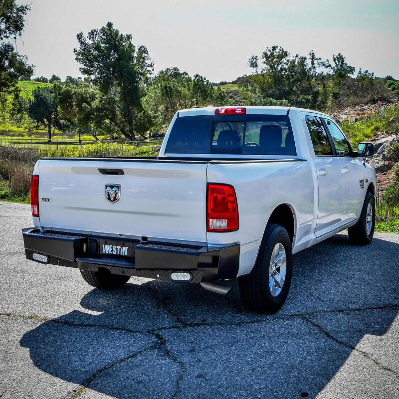 Westin 09-18 Ram 1500 HDX Bandit Rear Bumper - Black - Image 3
