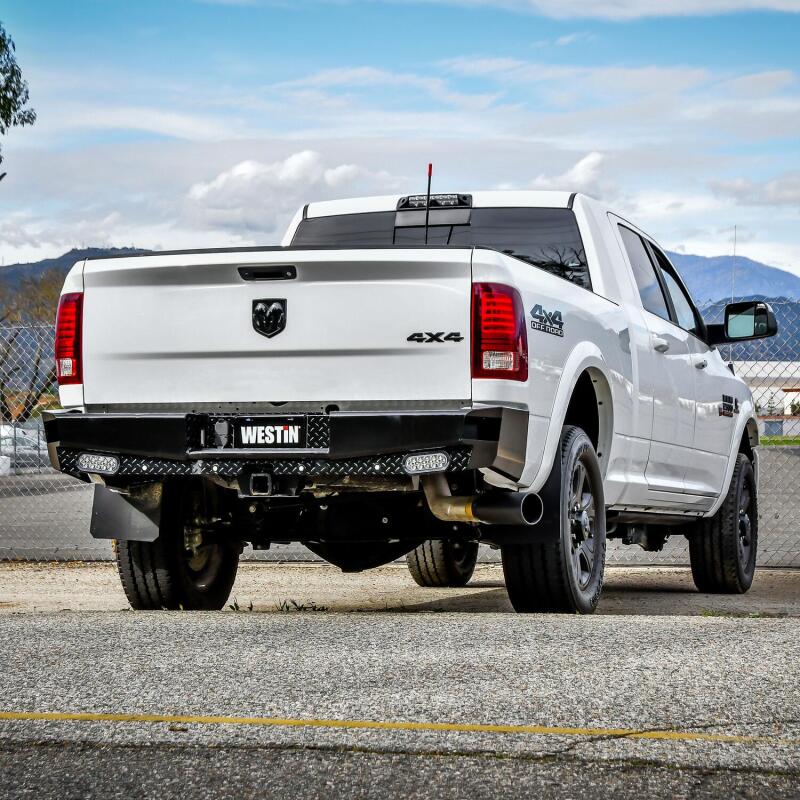 Westin 09-18 Ram 1500 HDX Bandit Rear Bumper - Black - Image 4