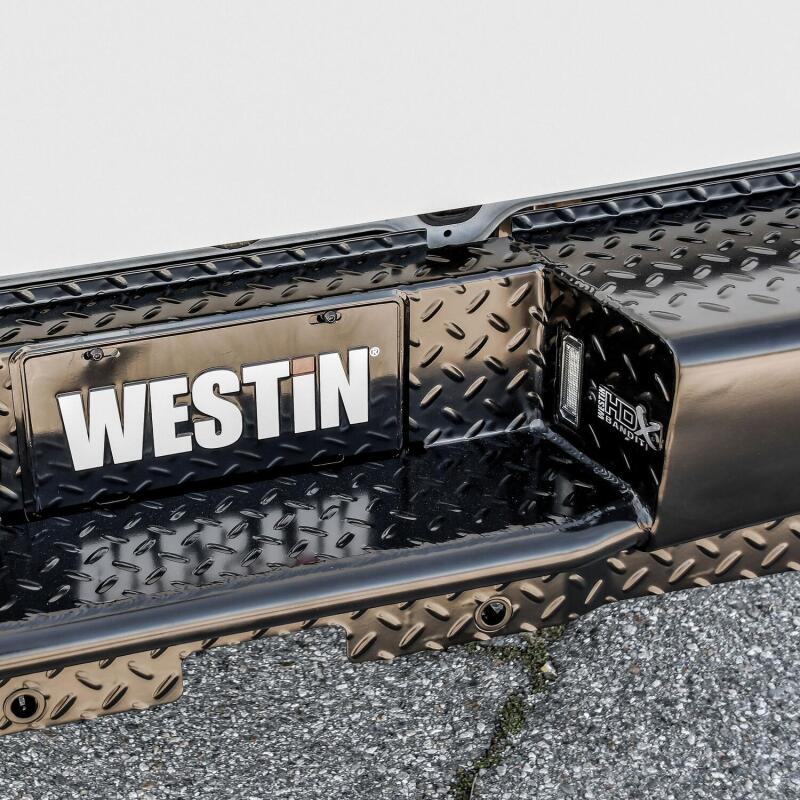 Westin 09-18 Ram 1500 HDX Bandit Rear Bumper - Black - Image 6