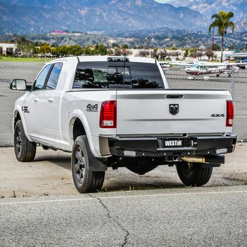 Westin 09-18 Ram 1500 HDX Bandit Rear Bumper - Black - Image 7
