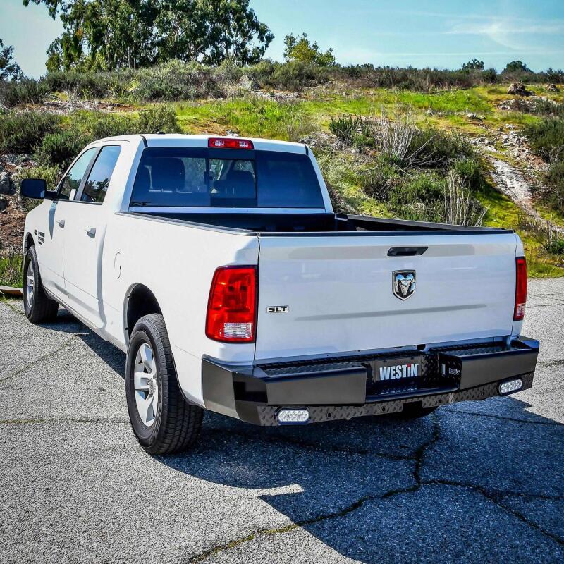 Westin 09-18 Ram 1500 HDX Bandit Rear Bumper - Black - Image 8