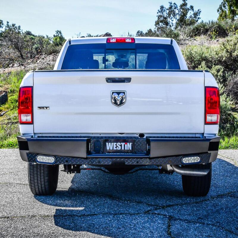 Westin 09-18 Ram 1500 HDX Bandit Rear Bumper - Black - Image 9
