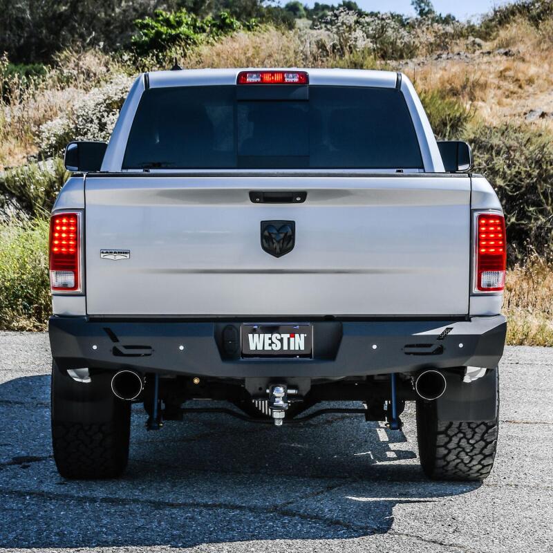 Westin 09-18 Ram 1500 Pro-Series Rear Bumper - Textured Black - Image 4