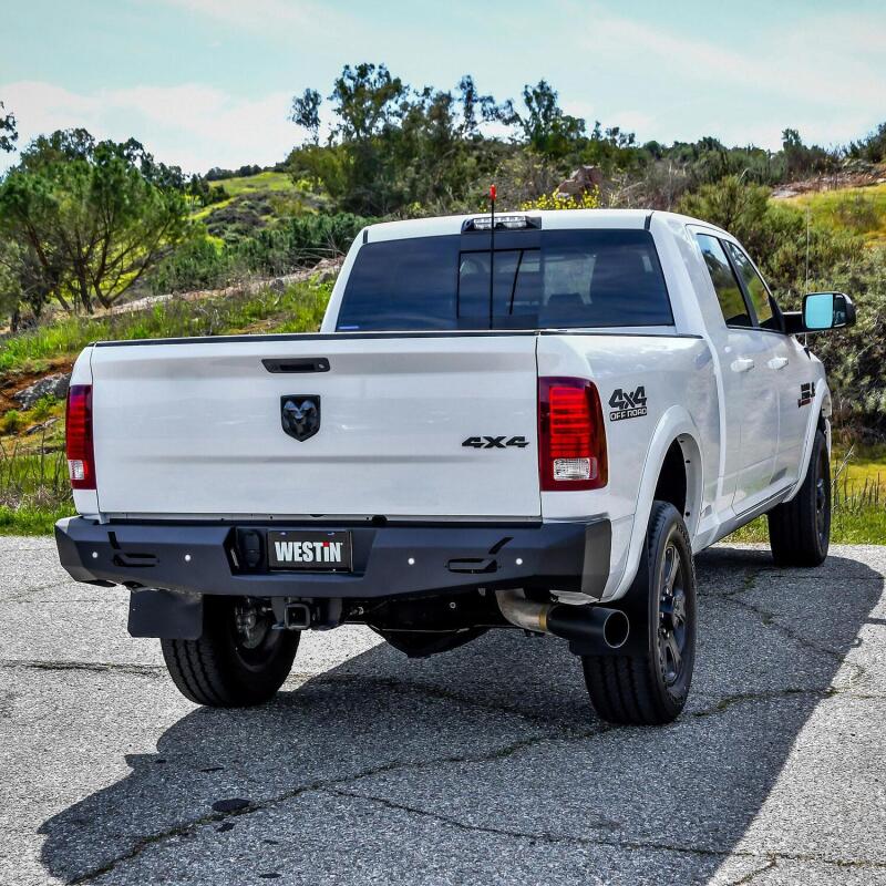 Westin 09-18 Ram 1500 Pro-Series Rear Bumper - Textured Black - Image 8