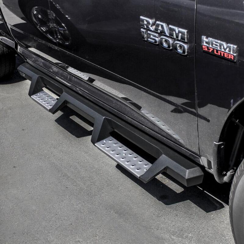 Westin 09-18 RAM 1500 Quad Cab HDX Stainless Drop Nerf Step Bars - Tex. Blk - Image 2