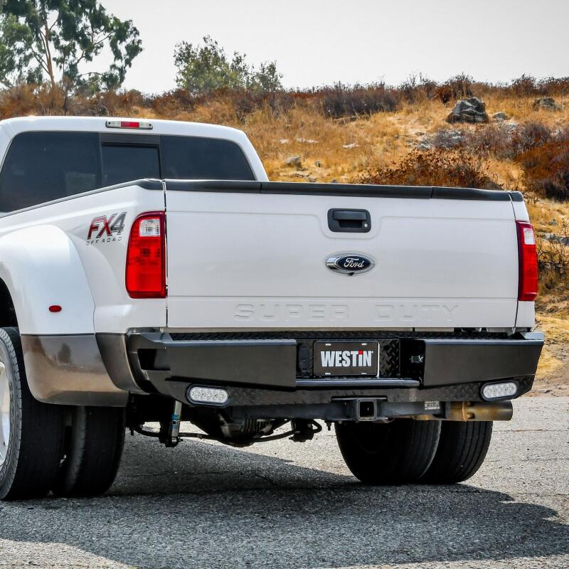 Westin 11-16 Ford F-250/350 HDX Bandit Rear Bumper - Black - Image 3