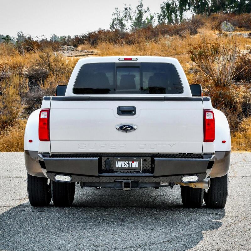 Westin 11-16 Ford F-250/350 HDX Bandit Rear Bumper - Black - Image 4
