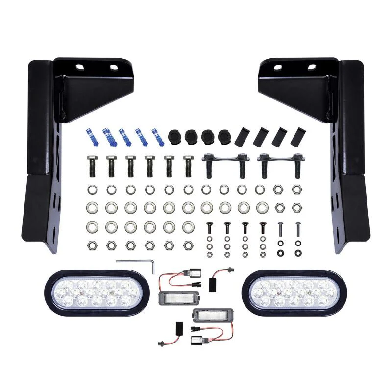Westin 11-16 Ford F-250/350 HDX Bandit Rear Bumper - Black - Image 7