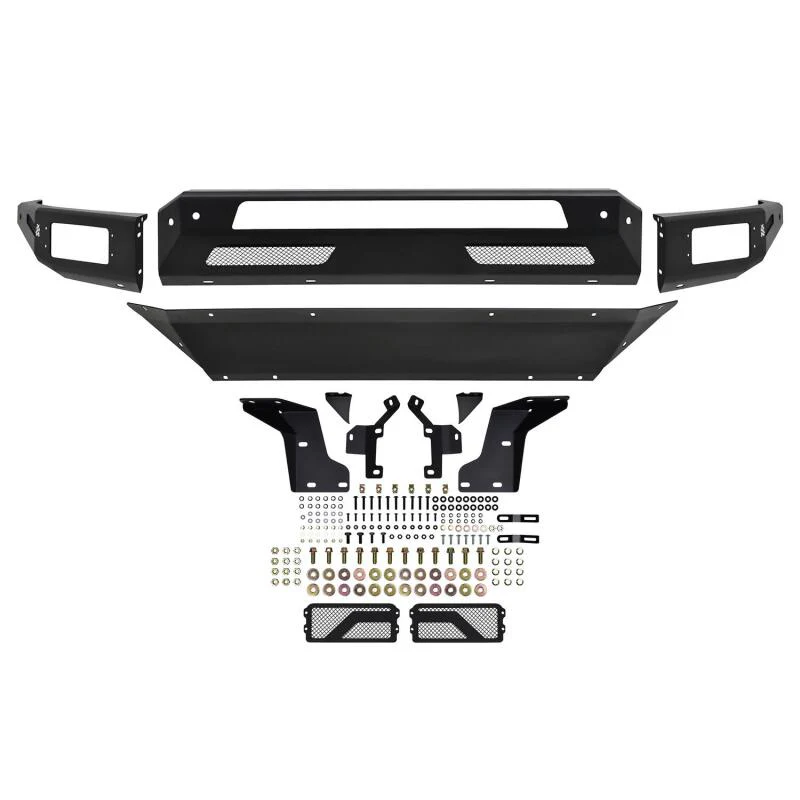 Westin 13-18 Dodge Ram 1500 / 2019 Ram 1500 Classic Pro-Mod Front Bumper - Textured Black - Image 7