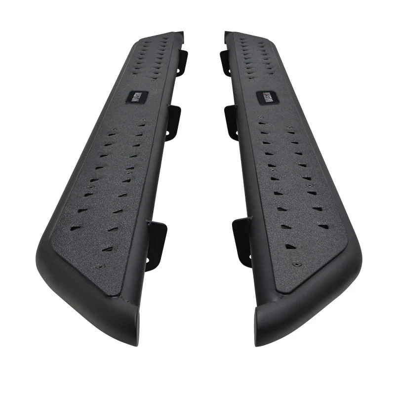 Westin 14-18 Chevrolet/GMC Silv/Seirra 1500 Double Cab Outlaw Nerf Step Bars - Textured Black - Image 10