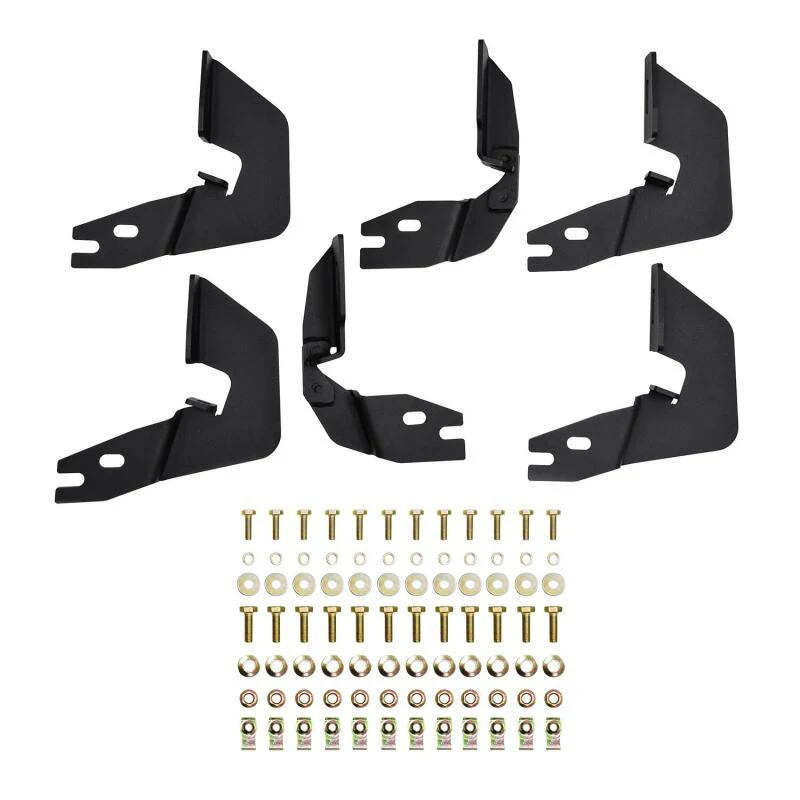 Westin 14-18 Chevrolet/GMC Silv/Seirra 1500 Double Cab Outlaw Nerf Step Bars - Textured Black - Image 4
