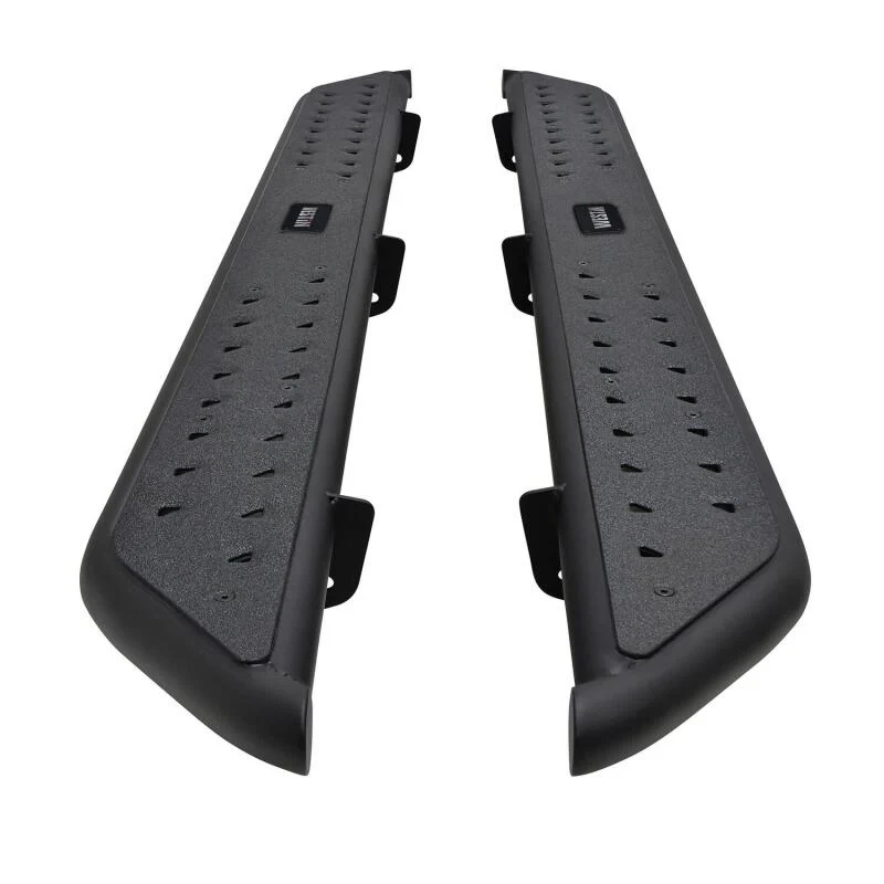 Westin 14-18 Chevrolet/GMC Silv/Seirra 1500 Double Cab Outlaw Nerf Step Bars - Textured Black - Image 7