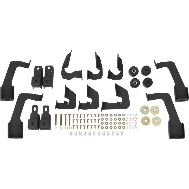 Westin 14-18 Chevrolet Silverado 1500 DC 6.5ft Bed HDX Drop W2W Nerf Step Bars - Tex. Blk - Image 10