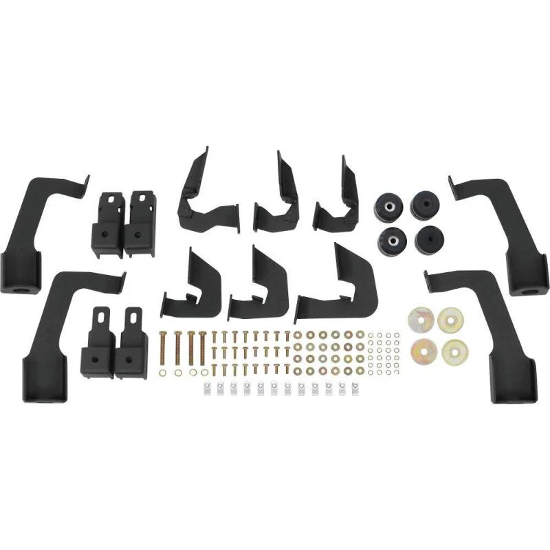 Westin 14-18 Chevrolet Silverado 1500 DC 6.5ft Bed HDX Stainless Drop W2W Nerf Step Bars - Tex. Blk - Image 9
