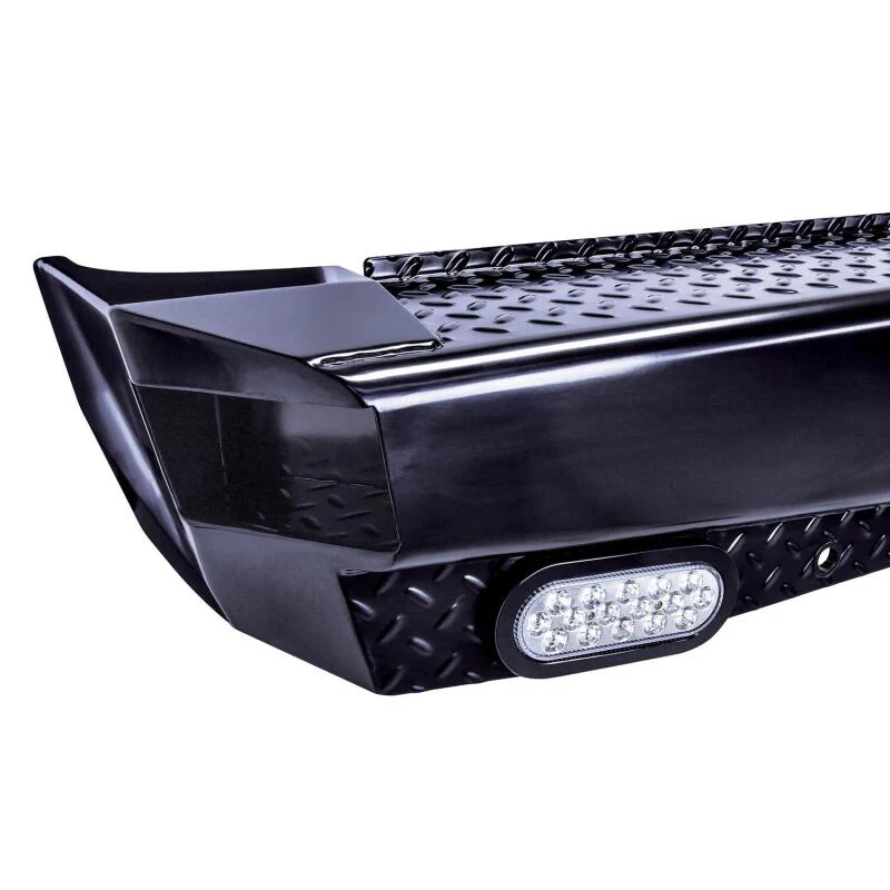 Westin 14-18 Chevrolet Silverado HDX Bandit Rear Bumper - Black - Image 10