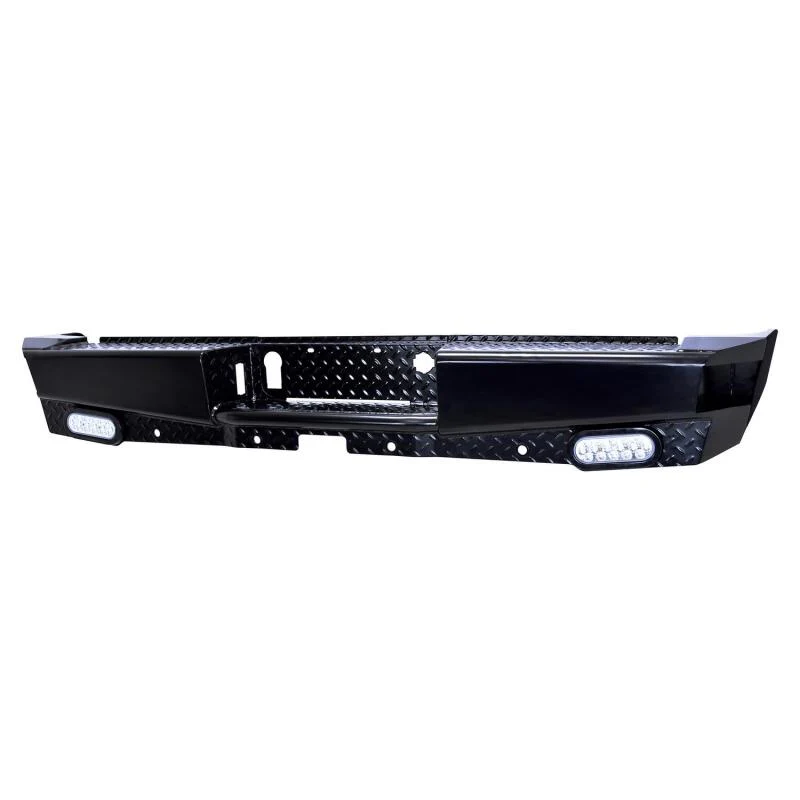 Westin 14-18 Chevrolet Silverado HDX Bandit Rear Bumper - Black - Image 2