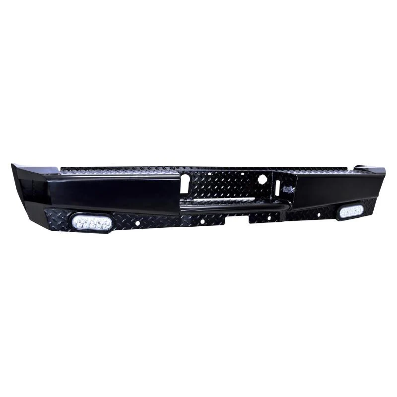 Westin 14-18 Chevrolet Silverado HDX Bandit Rear Bumper - Black - Image 7