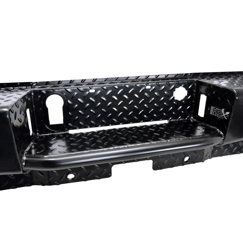 Westin 14-18 Chevrolet Silverado HDX Bandit Rear Bumper - Black - Image 8