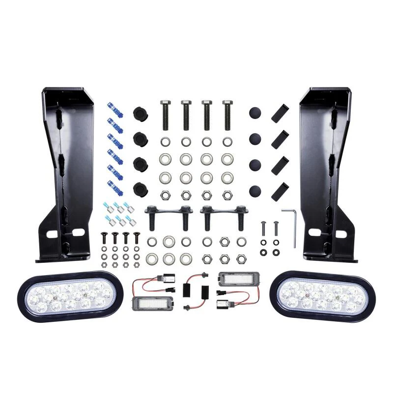 Westin 14-18 Chevrolet Silverado HDX Bandit Rear Bumper - Black - Image 9