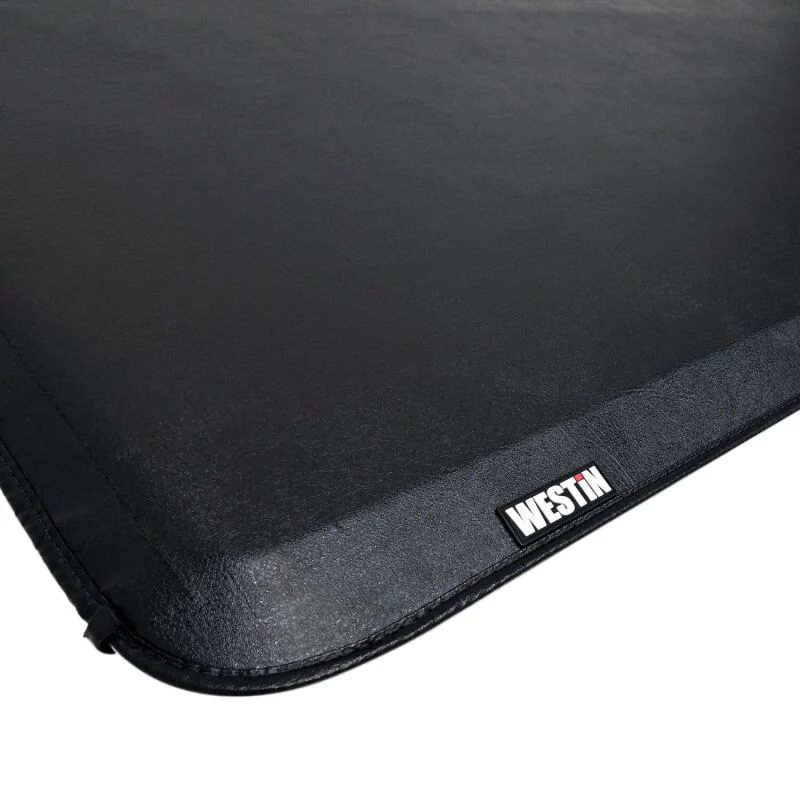 Westin 14-18 Chevy Silverado/GMC Sierra 1500 78in. Bed Soft Roll-Up Tonneau Cover - Black - Image 2