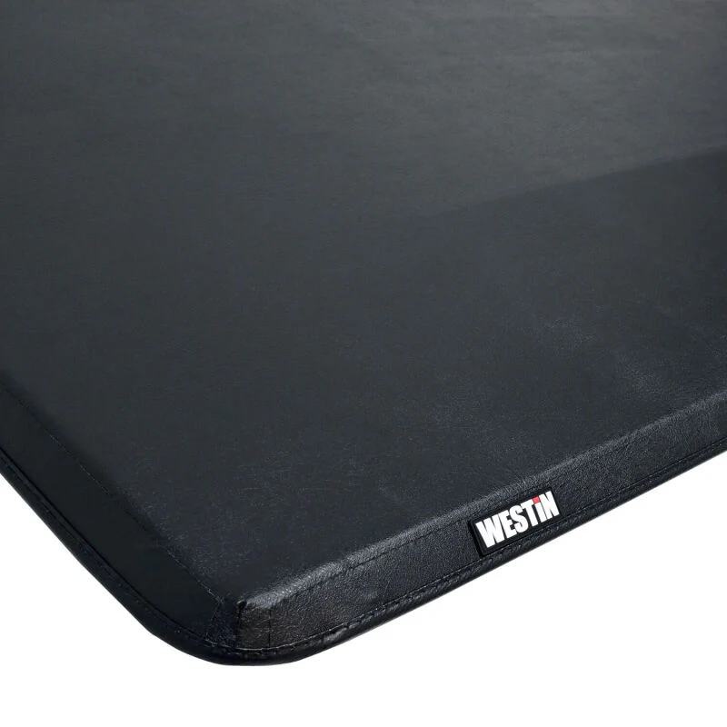 Westin 14-18 Chevy Silverado/GMC Sierra 1500 78in. Bed Soft Tri-Fold Tonneau Cover - Black - Image 3