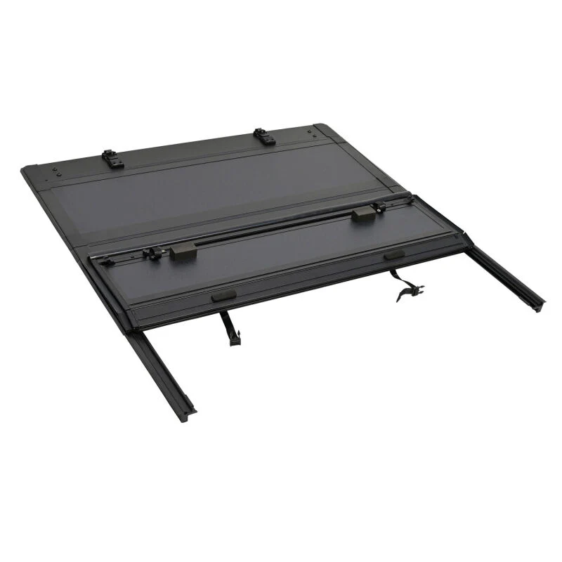 Westin 14-19 Chevrolet/GMC 1500/2500/3500 6ft. 7in. Bed Hard Tri-Fold Tonneau Cover - Black - Image 3