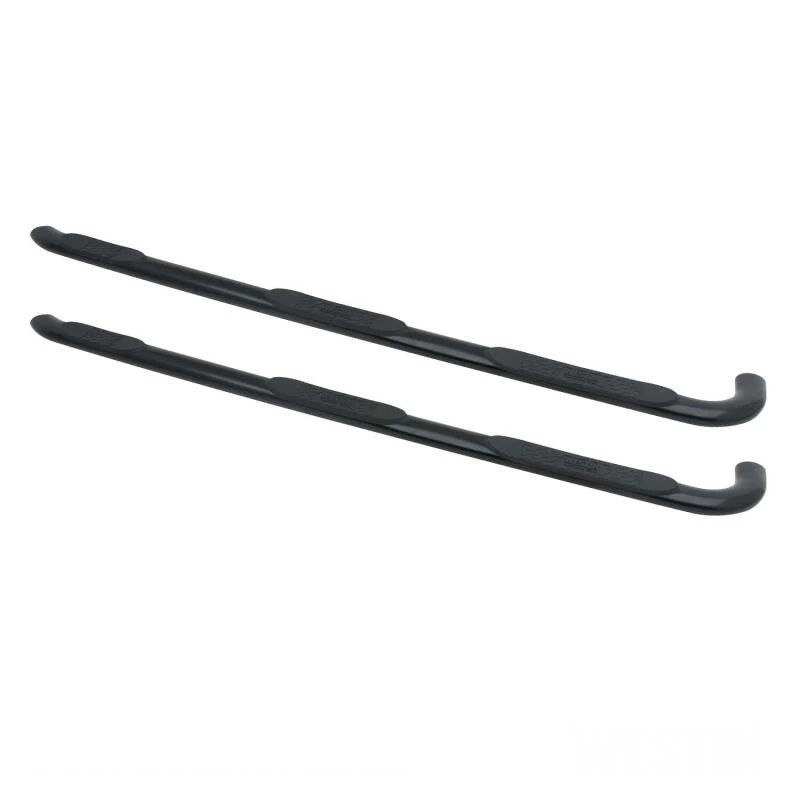Westin 15-18 Chevy Silv 25/3500 Dbl Cab(6.5ft)/Dually (8ft) Platinum 4 Oval WTW Nerf Step Bars - Blk - Image 3