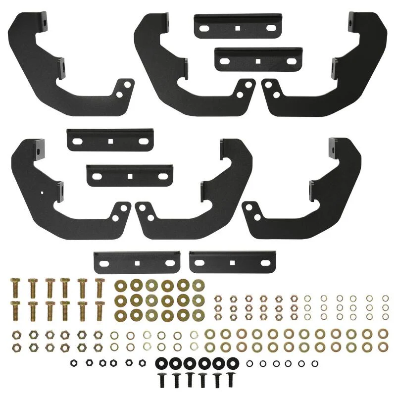 Westin 15-22 Ford F-150 SuperCrew / 17-22 F-250/350 Crew Cab Outlaw Nerf Step Bars - Textured Black - Image 11