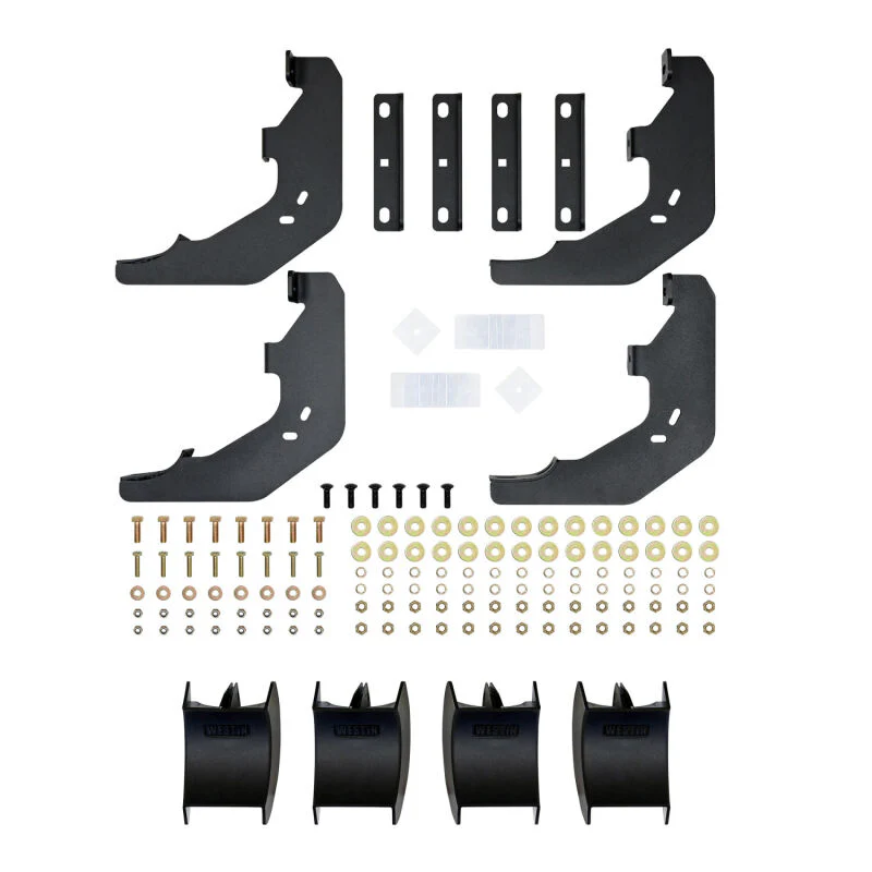 Westin 15-25 Ford F-150 SuperCab / 17-26 Ford F-250/350 SuperCab AT6 Running Boards - Black - Image 5