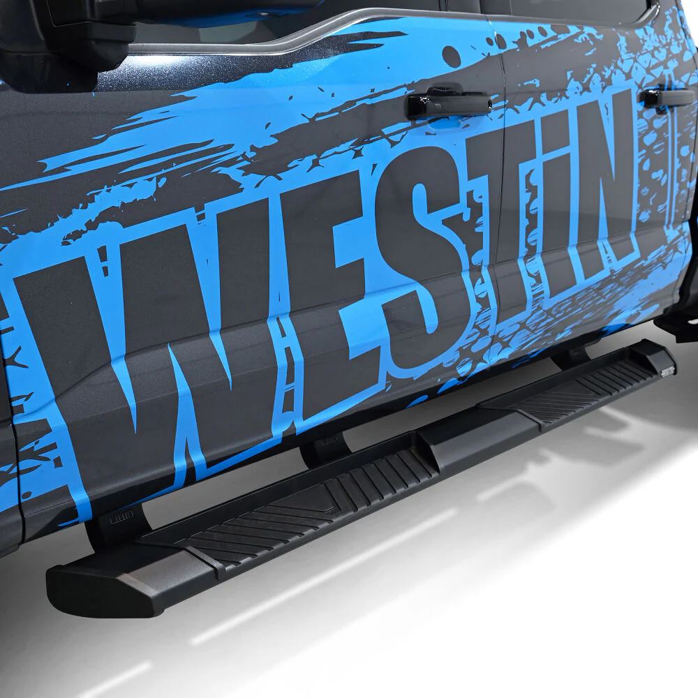 Westin 15-25 Ford F-150 SuperCrew / 17-25 F-250/350 CC AT6 Running Boards - Black - Image 8