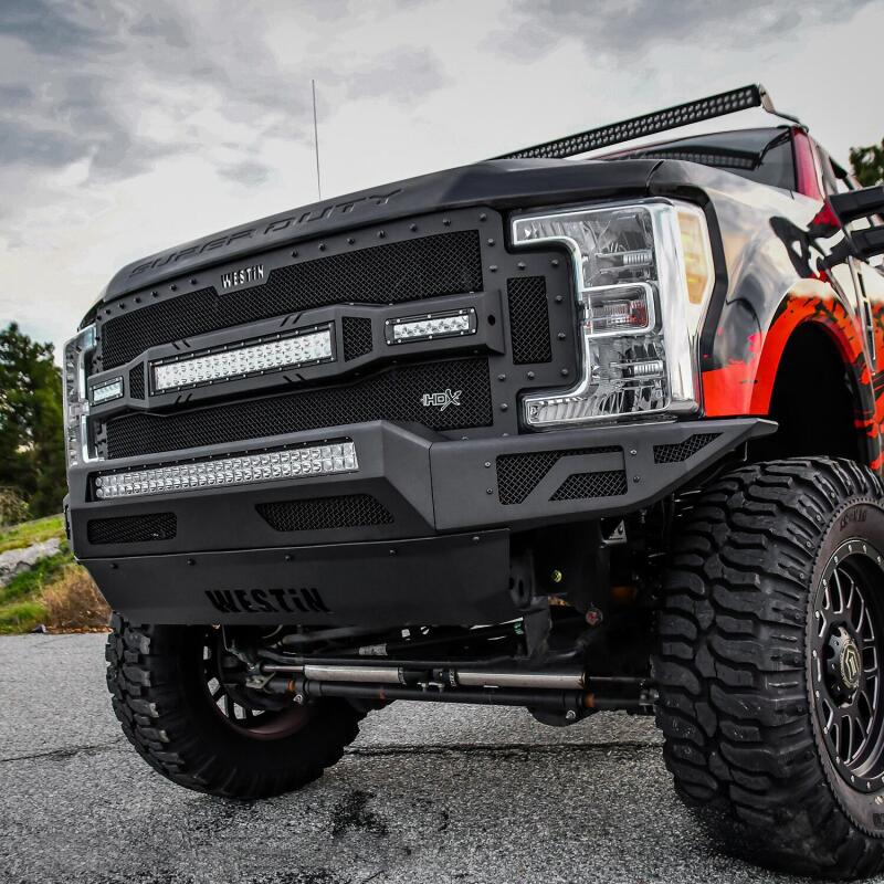 Westin 17-19 Ford F-250/350 Pro-Mod Front Bumper - Textured Black - Image 5