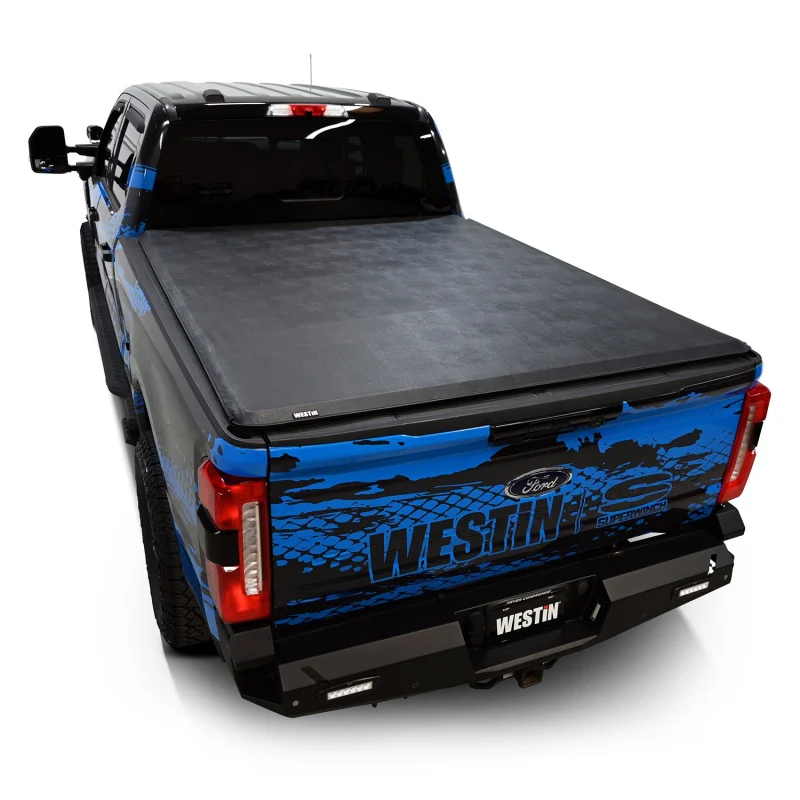 Westin 17-24 Ford F-250/350 Super Duty 6.75ft. Bed Soft Roll Tonneau Cover - Black - Image 12