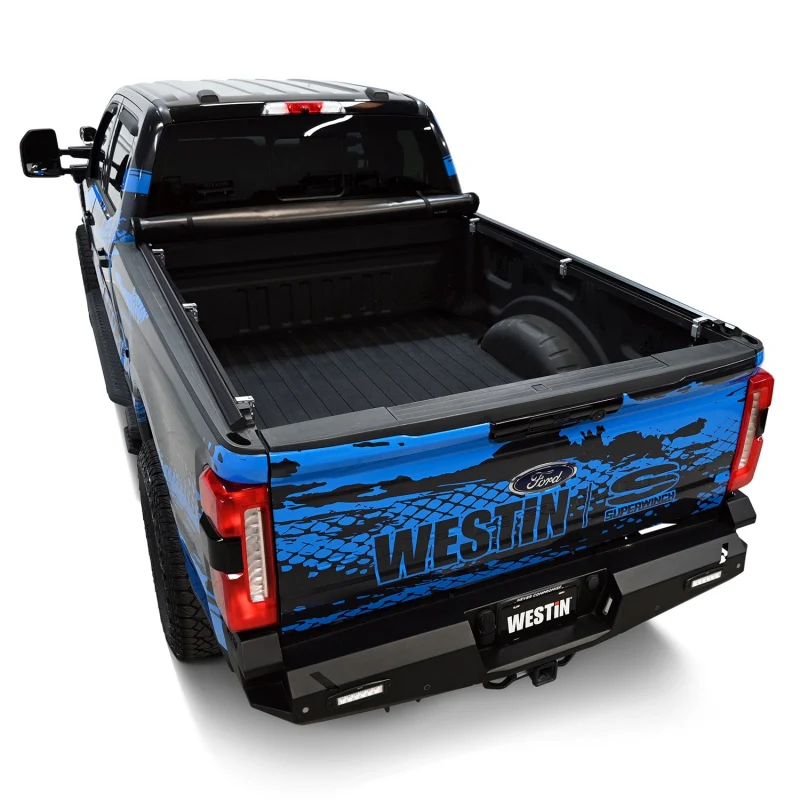 Westin 17-24 Ford F-250/350 Super Duty 6.75ft. Bed Soft Roll Tonneau Cover - Black - Image 15