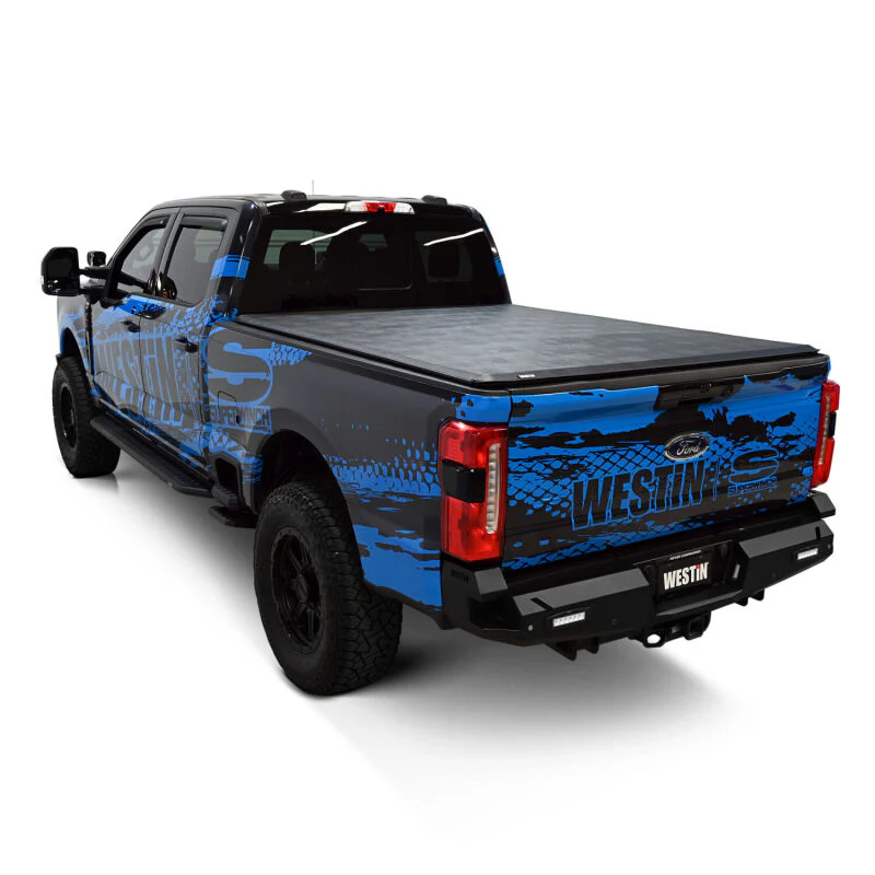 Westin 17-24 Ford F-250/350 Super Duty 6.75ft. Bed Soft Roll Tonneau Cover - Black - Image 23