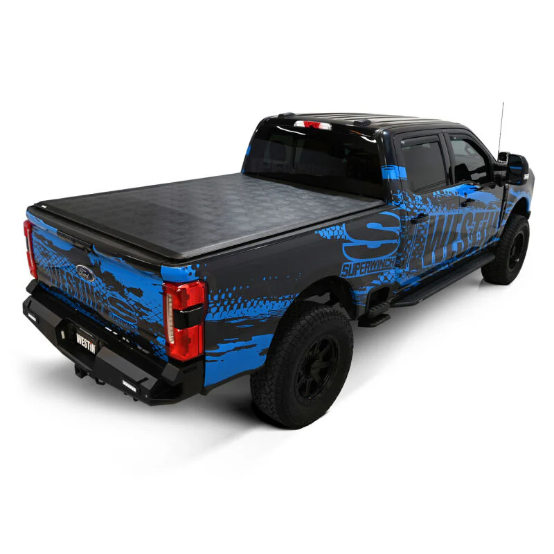 Westin 17-24 Ford F-250/350 Super Duty 6.75ft. Bed Soft Roll Tonneau Cover - Black - Image 31