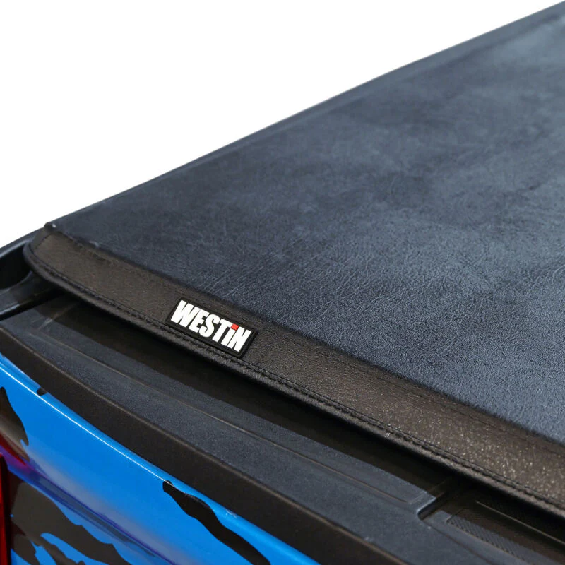 Westin 17-24 Ford F-250/350 Super Duty 6.75ft. Bed Soft Tri-Fold Tonneau Cover - Black - Image 16