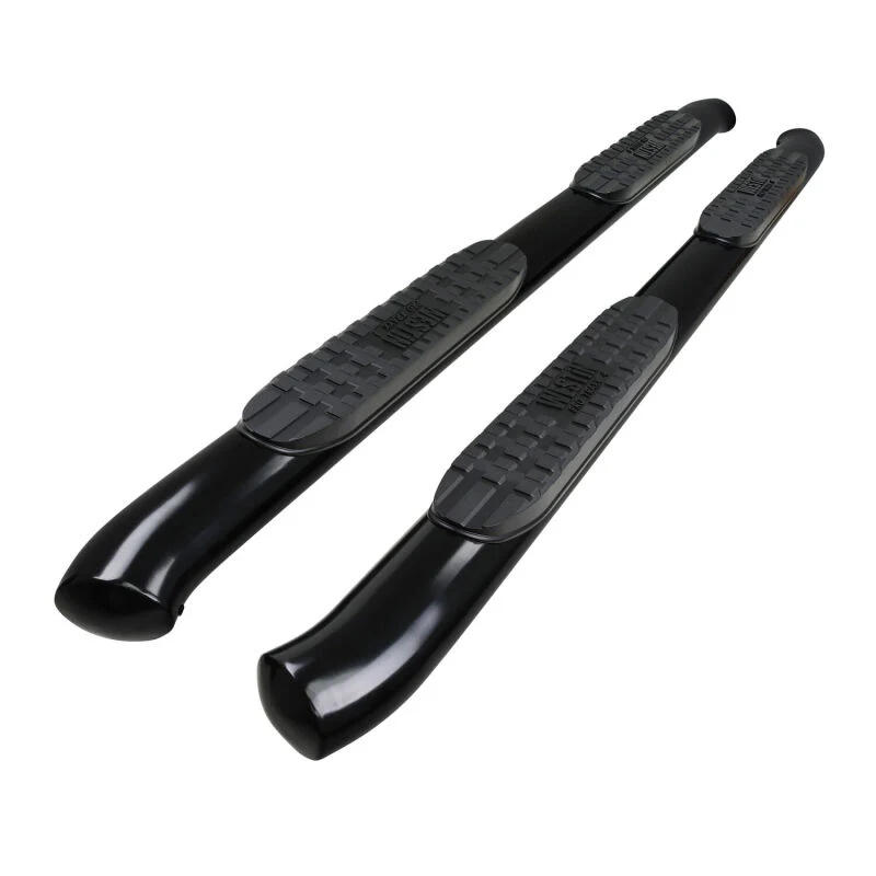 Westin 19-20 Chevrolet/GMC Silverado/Sierra 1500 Double Cab PRO TRAXX 4 Oval Nerf Step Bars - Black - Image 2