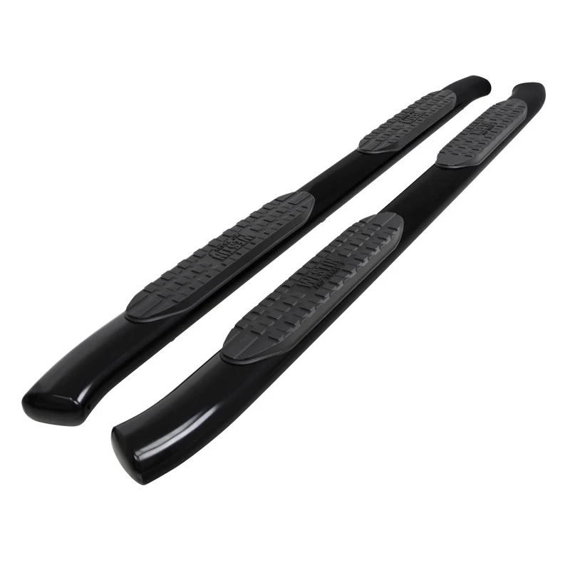 Westin 19-20 Chevrolet Silverado/GMC Sierra 1500 Double Cab PRO TRAXX 5 Oval Nerf Step Bars - Black - Image 8