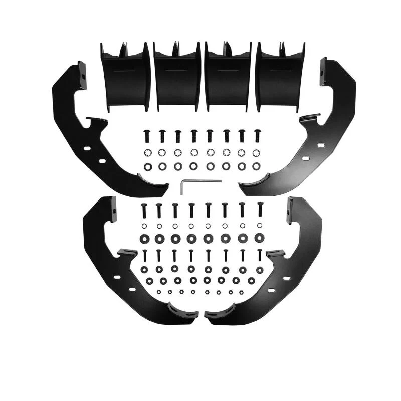 Westin 19-20 Chevrolet Silverado / GMC Sierra 1500 Reg Cab PRO TRAXX 4 Oval Nerf Step Bars - Black - Image 3