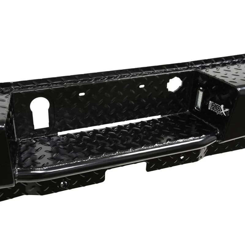 Westin 19-20 Chevy Silverado 1500 HDX Bandit Rear Bumper - Black - Image 16