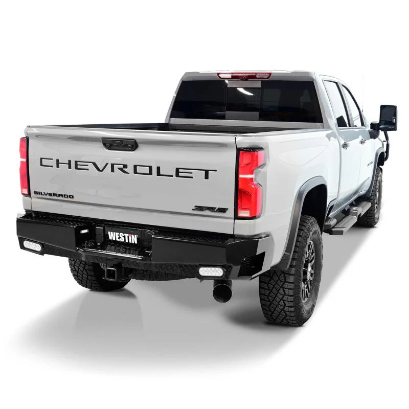 Westin 19-20 Chevy Silverado 1500 HDX Bandit Rear Bumper - Black - Image 2