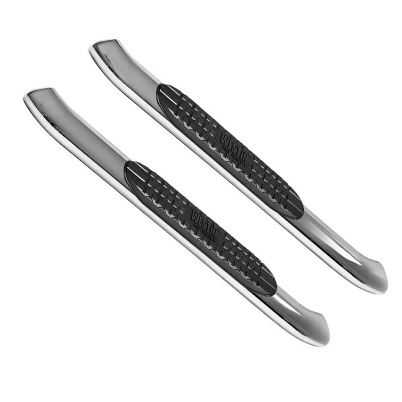 Westin 19-20 Chevy Silverado 1500 Regular Cab PRO TRAXX 4 Oval Nerf Step Bars - Stainless Steel - Image 3