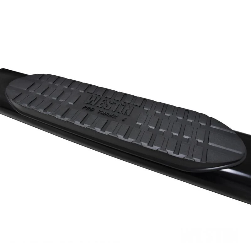 Westin 19-21 Chevrolet Silverado Crew Cab PRO TRAXX 6 Oval Nerf Step Bars - Black - Image 10
