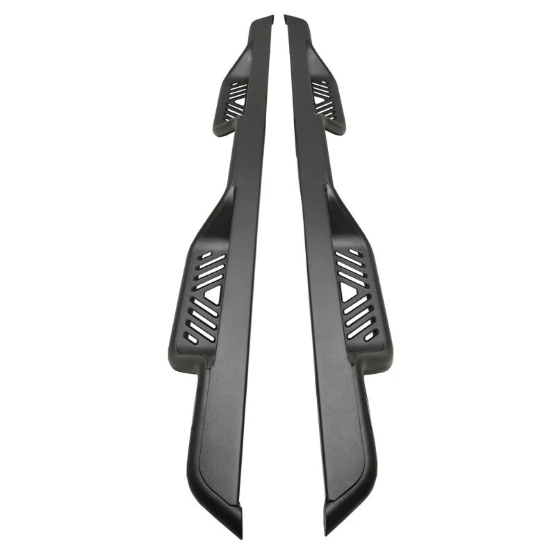 Westin 19-22 Chevrolet Silverado / GMC Sierra Crew Cab Outlaw Nerf Step Bars - Textured Black - Image 9