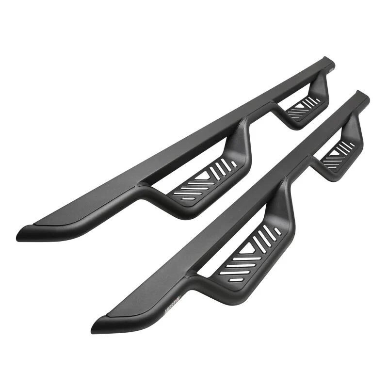 Westin 19-22 Chevrolet Silverado / GMC Sierra Double Cab Outlaw Nerf Step Bars - Textured Black - Image 2