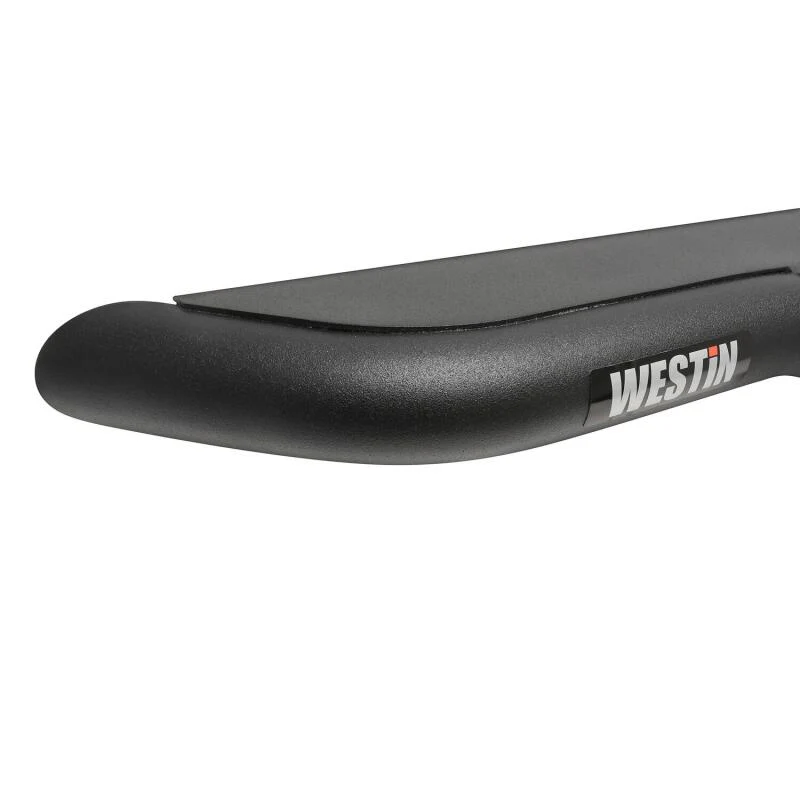 Westin 19-22 Chevrolet Silverado / GMC Sierra Double Cab Outlaw Nerf Step Bars - Textured Black - Image 5