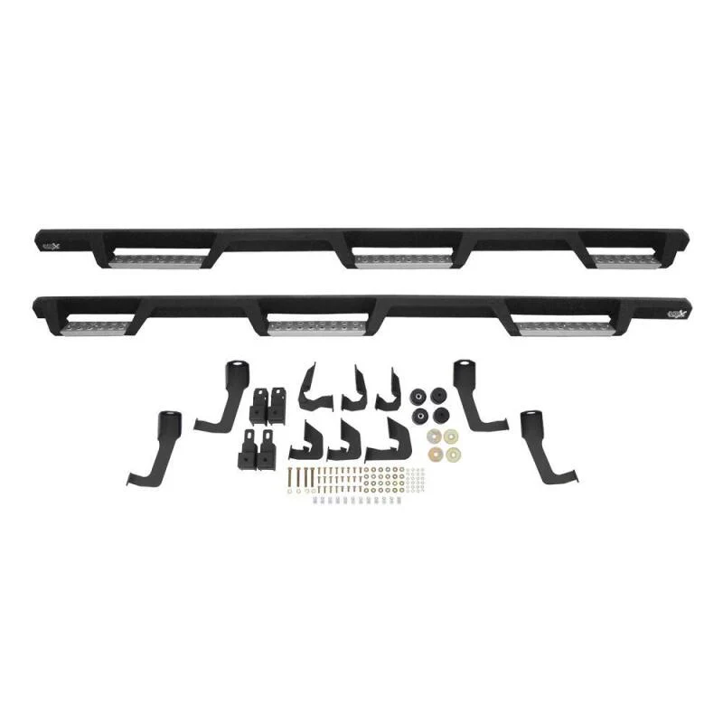 Westin 19-23 1500 Classic CC 5.5ft. Bed HDX Stainless Drop W2W Nerf Step Bars - Tex. Blk - Image 5