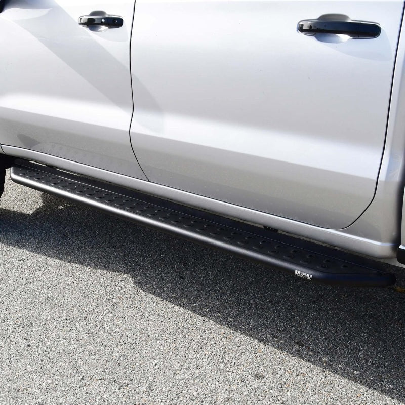 Westin 19-23 Chevrolet/GMC Silverado/Sierra 1500 Crew Cab Outlaw Nerf Step Bars - Textured Black - Image 5