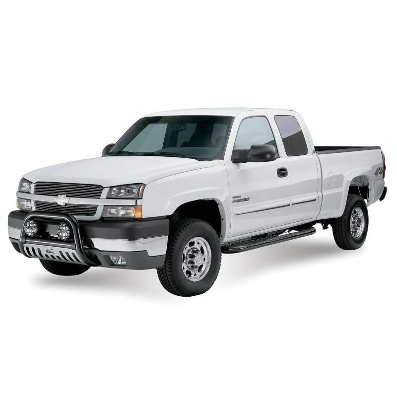 Westin 1999-2013 Chevy Silverado 1500 Crew Cab Signature 3 Nerf Step Bars - Black - Image 4